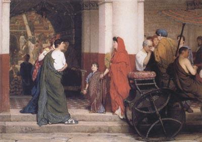 Alma-Tadema, Sir Lawrence Entrance to a Roman Theatre (mk23) France oil painting art